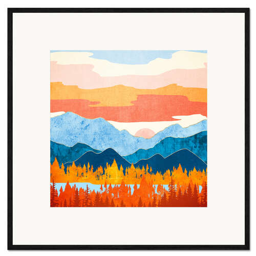 Framed art print Autumn in the Mountains
