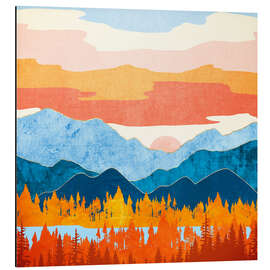 Magnettafel Herbst in den Bergen