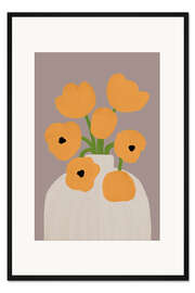 Gerahmter Kunstdruck Boho Stillleben I