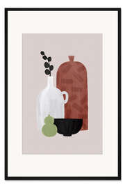 Gerahmter Kunstdruck Boho Stillleben II