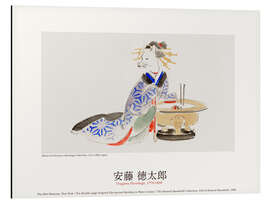 Magnettafel Fuchs im Kimono