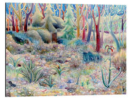 Magnettafel Kieselsteine im Wald