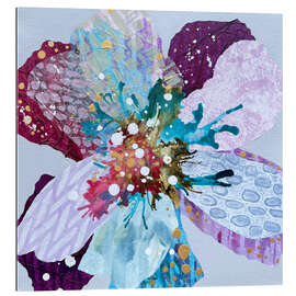 Tableau en plexi-alu Pastel Flower I