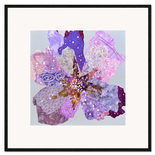 Framed art print Pastel Flower II