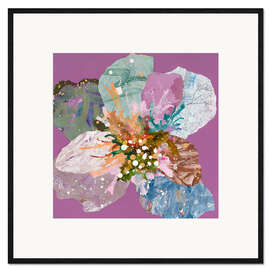 Framed art print Mom's Petals