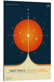Magnettafel Deep Space Atomic Clock, Orange