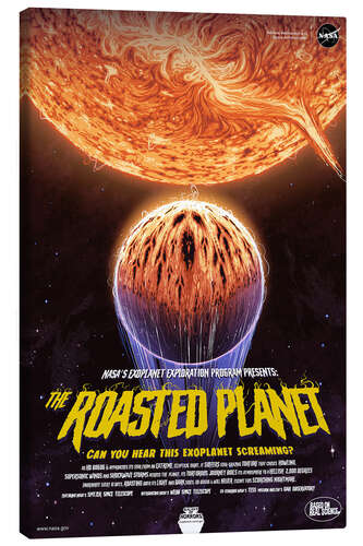 Quadro em tela The Roasted Planet