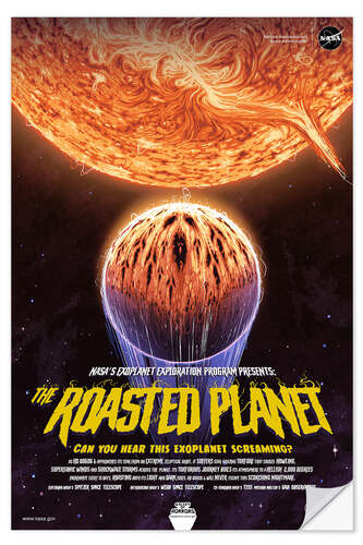 Självhäftande poster The Roasted Planet