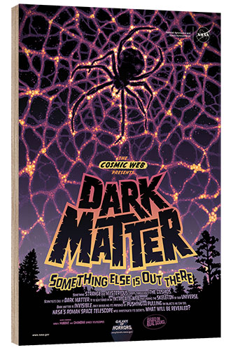 Stampa su legno Dark Matter