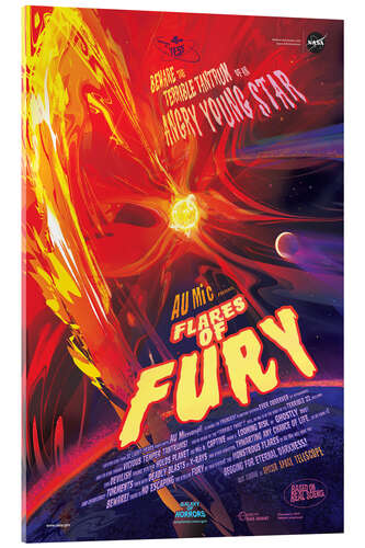 Acrylic print Flares of Fury