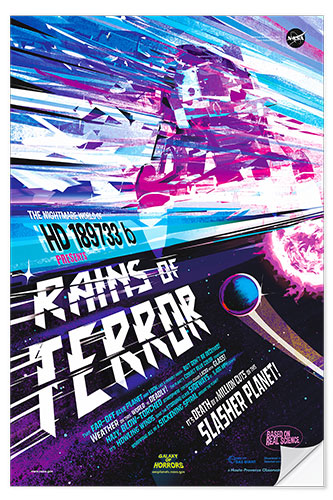 Selvklebende plakat Rains of Terror