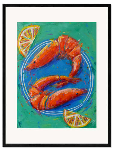 Framed art print Prawns