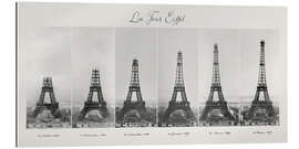 Gallery print The Construction of the Eiffel Tower