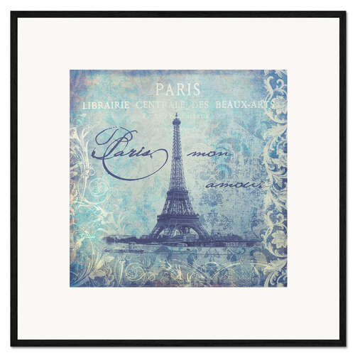 Framed art print Paris Mon Amour