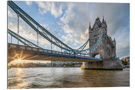 Stampa su plexi-alluminio Tower Bridge London at Sunset