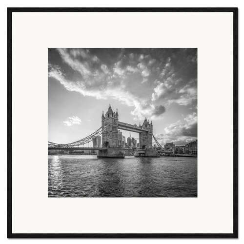 Plakat artystyczny premium w ramie Tower Bridge, London