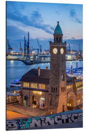Magnettafel Pegelturm Sankt Pauli Landungsbrücken
