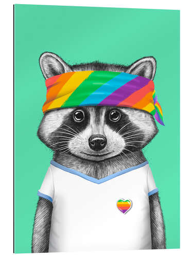 Gallery print Pride Raccoon