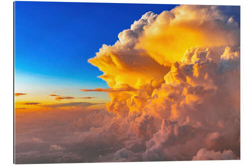 Quadro em plexi-alumínio Big Storm Cloud at Sunset