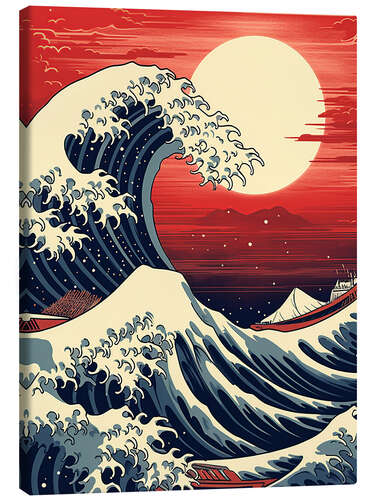 Canvas print The Japanese Wave