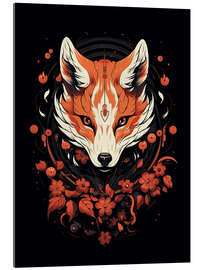 Acrylglasbild Floral Foxy