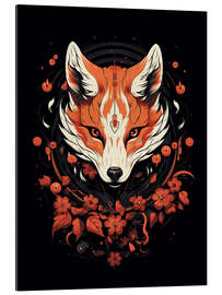 Cuadro de plexi-alu Floral Foxy