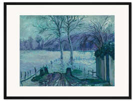 Gerahmter Kunstdruck Les Ajoux, Giverny, 1910