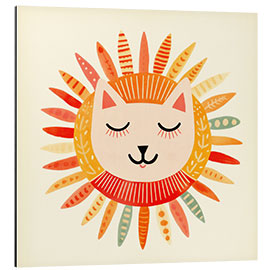 Tableau en aluminium Sunshine Kitty II