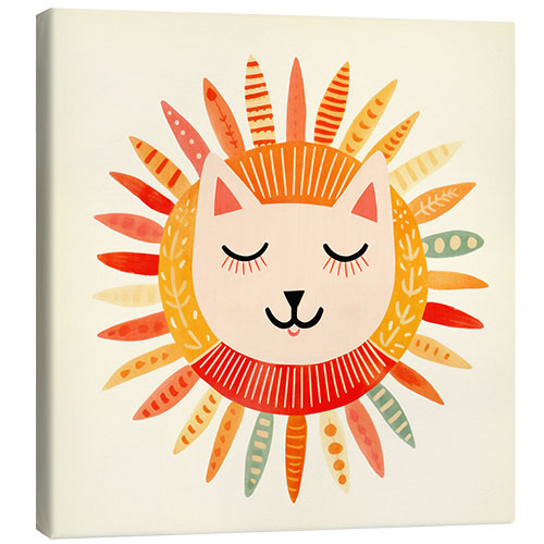 Stampa su tela Sunshine Kitty II