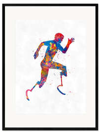 Framed art print Parathlet Sprinter I