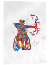 Stampa su vetro acrilico Disability Sports - Archery