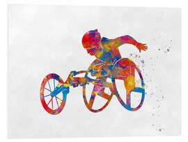 Foam board print Wheelchair athlete