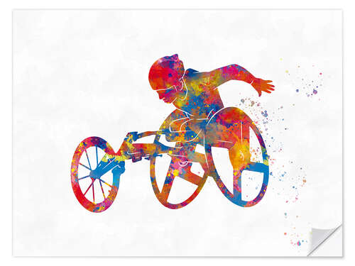 Wall sticker Wheelchair athlete