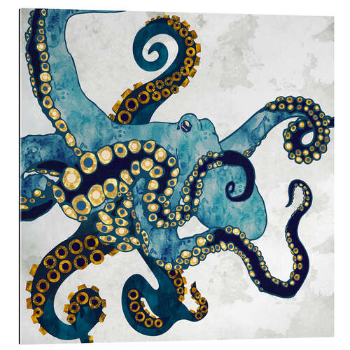 Gallery Print Metallic Octopus