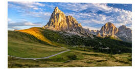 Quadro em PVC Sunrise in the Dolomites