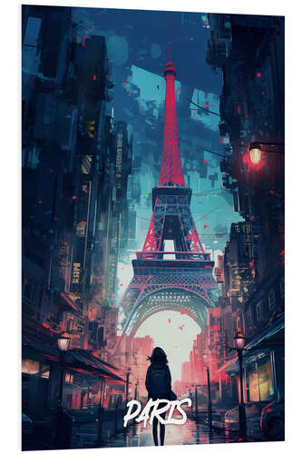 PVC print Paris Fantasy Travel Art