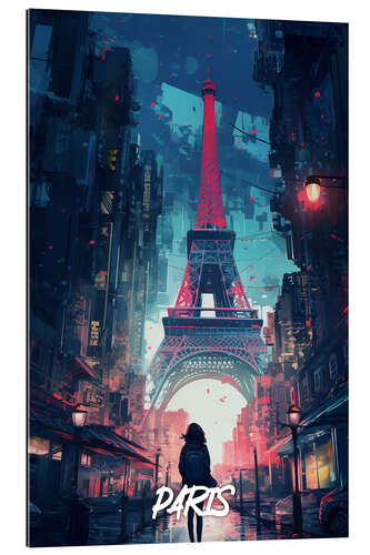 Galleriprint Paris Fantasy Travel Art