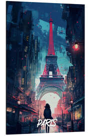 Magnettafel Paris Fantasy Reiseplakat