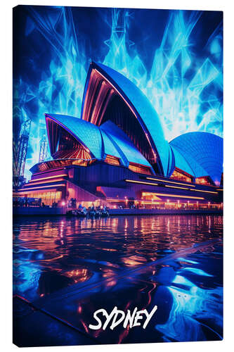 Canvas print Sydney Fantasy Travel Art