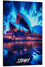 Magnettafel Sydney Fantasy Reiseplakat