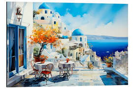 Magnettafel Santorini, Entzückende Schönheit