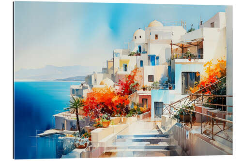 Galleritryck Santorini, Incomparable Beauty