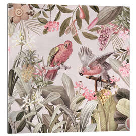 Gallery print Tropical Parrots Jungle