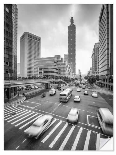 Autocolante decorativo Taipei, Taiwan