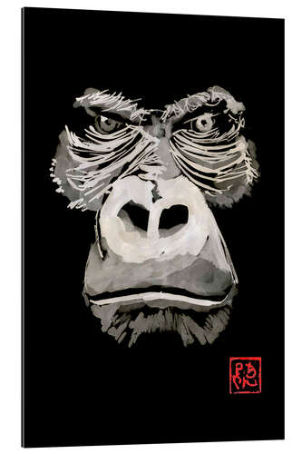 Gallery Print Angry Gorilla