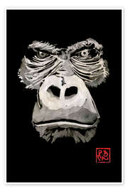 Poster Angry Gorilla