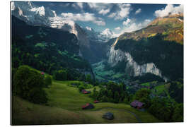 Galleritryck Lauterbrunnen Valley, Switzerland