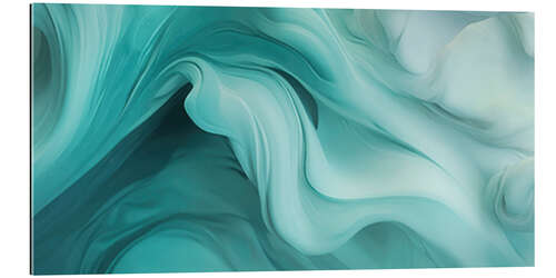 Gallery print Abstract Turquoise Flow