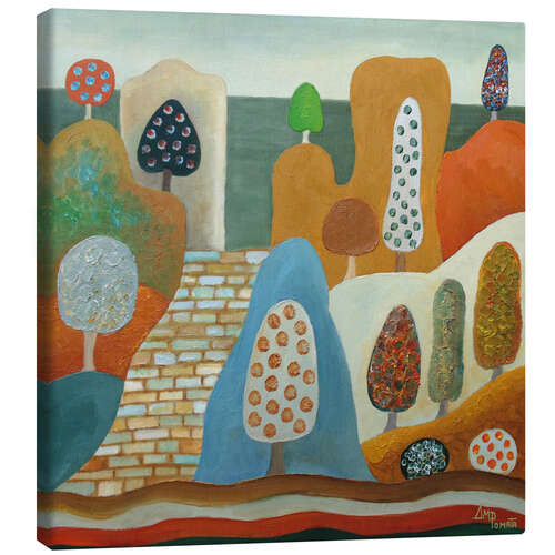 Tableau sur toile Follow The Brick Road