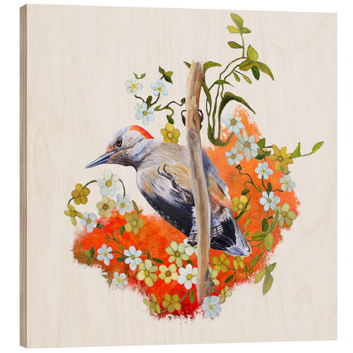 Cuadro de madera Gardenwatch Woodpecker